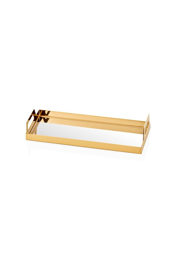 Coffee Presentation Tray - Gold - 8.5 X 21 Cm