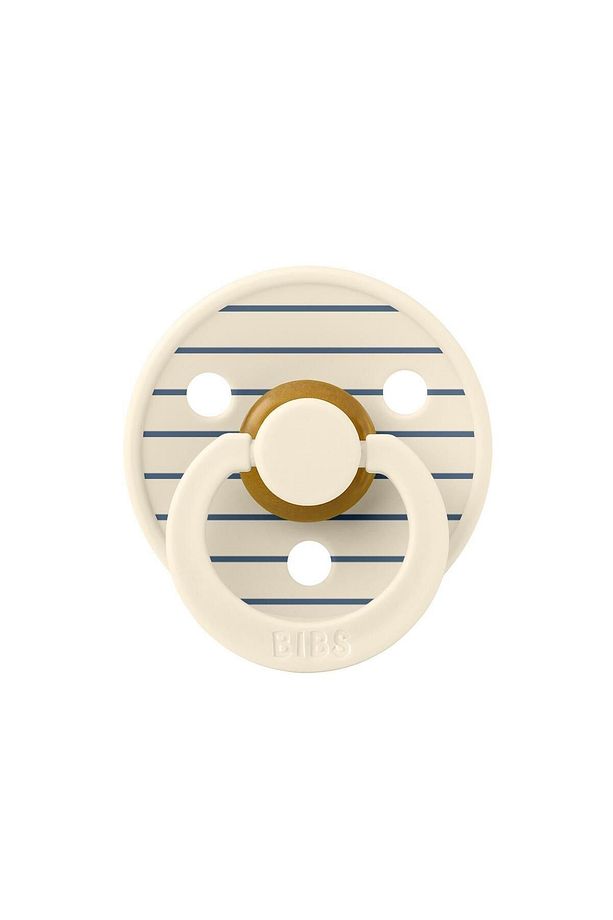 Studio Colour Pin Kauçuk Emzik - Ivory /Steel 6 Ay+ - 1