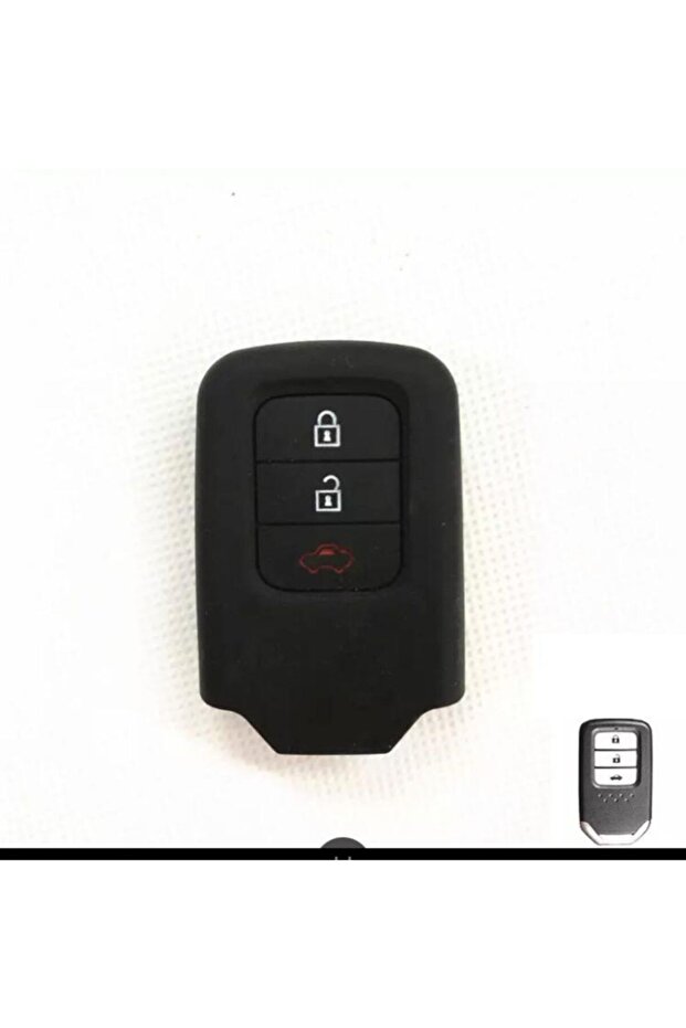 Civic FC5 CRV HRV ---without flip key--- Silicone Key Cover, Black, 1 Piece