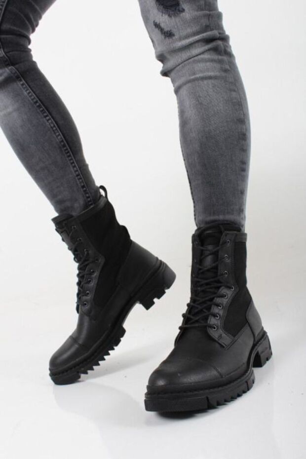 Erkek Siyah Postal Ymç Bot - 4