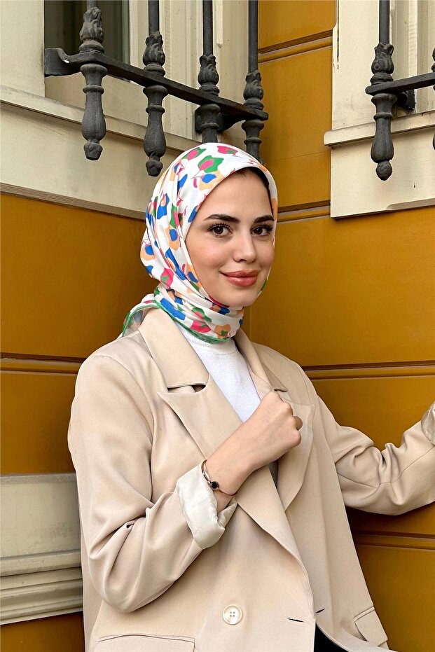 Eșarfă Moale Leaf Verde 1150-17 - 1