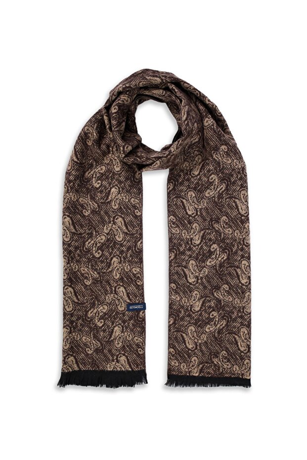 Bej Desenli Atkı - 1