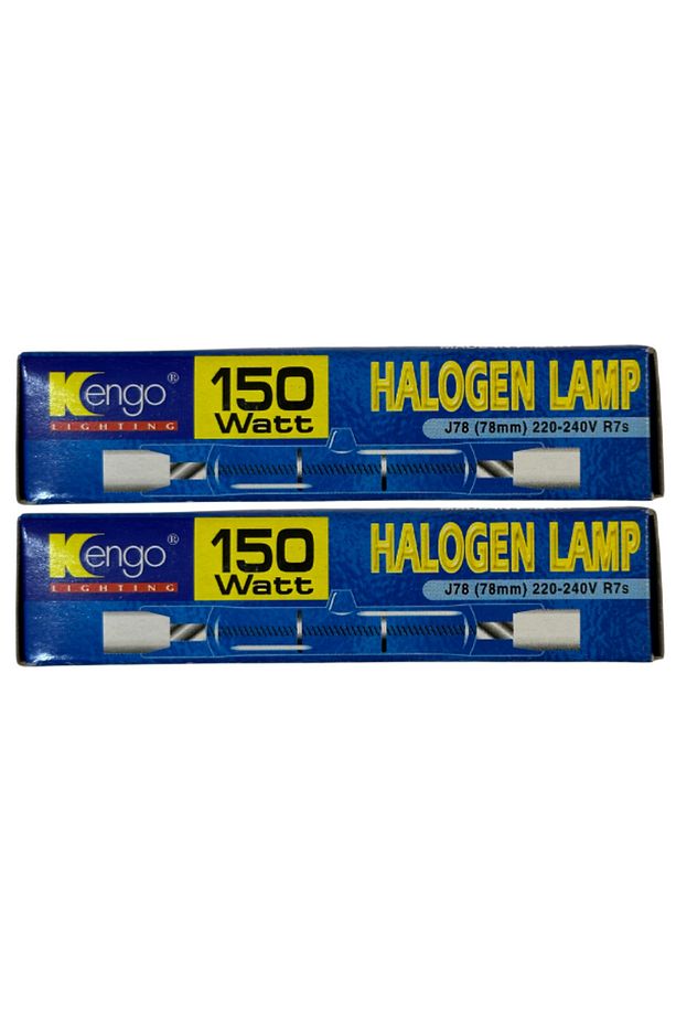 150W Sarı Işık R7s Duylu Dim Edilebilir Çubuk Halojen Ampul (2 Adet) - 1