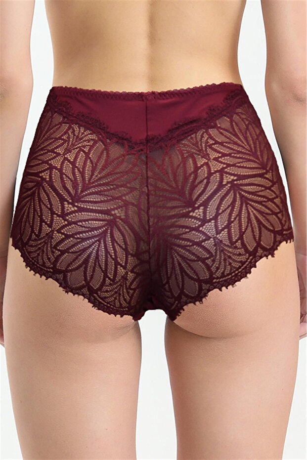 Dantelli Yüksek Bel Külot - 586 - 2