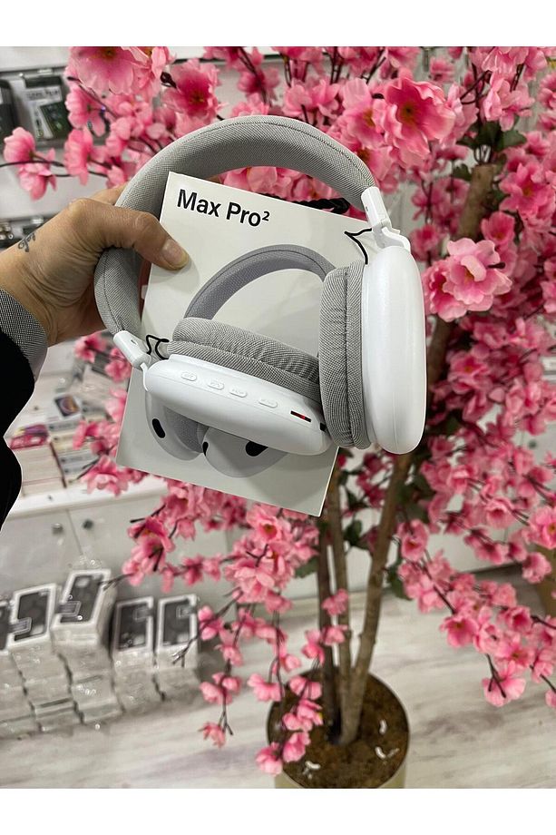 Max 2 Bluteetooth Kulaklık Hafıza Kartı Aux Girişi Uzun Şarj Süresi Siyah Renk - 1