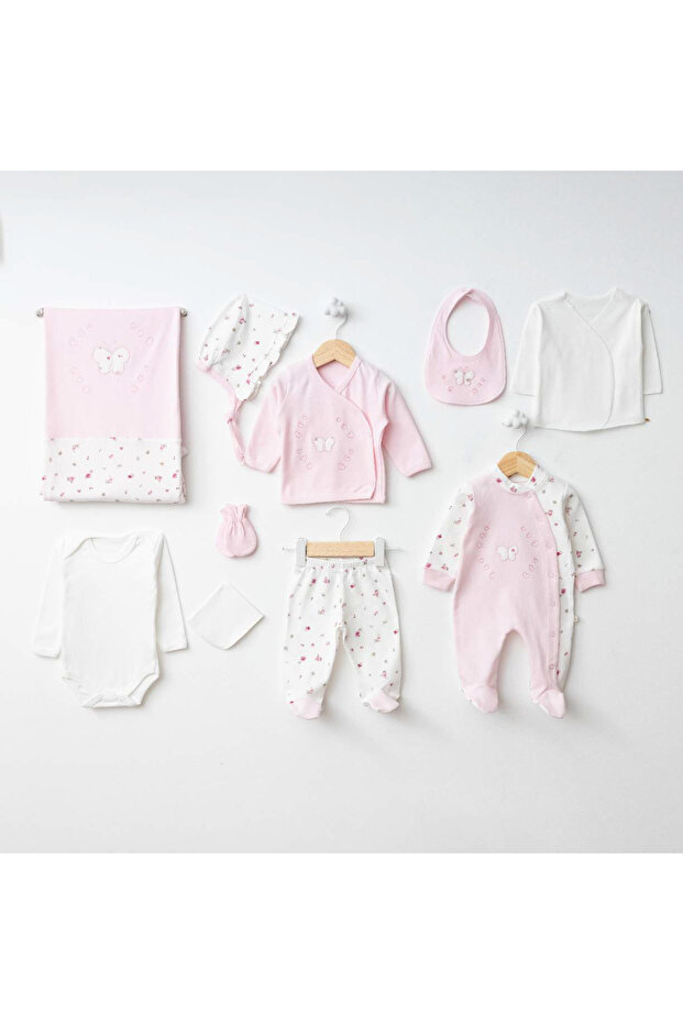 10-Piece Baby Hospital Discharge Bodysuit Set