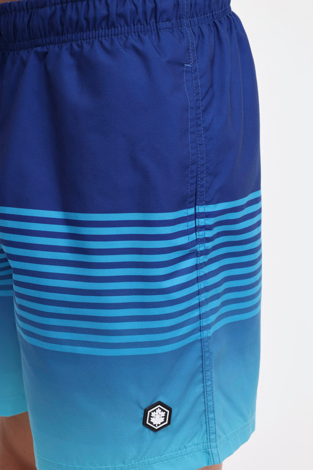 ML WERNER 19DS1046 4FX Mavi Erkek Deniz Şortu - 4