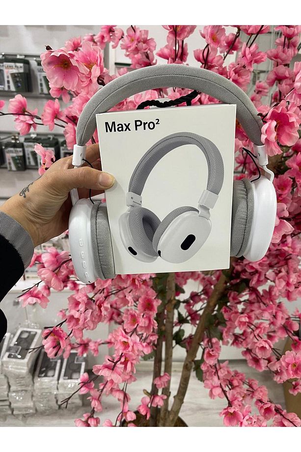 Max 2 Bluteetooth Kulaklık Hafıza Kartı Aux Girişi Uzun Şarj Süresi Siyah Renk - 3