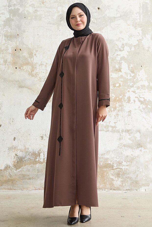 Baklava Detail Stone Brown Ferace