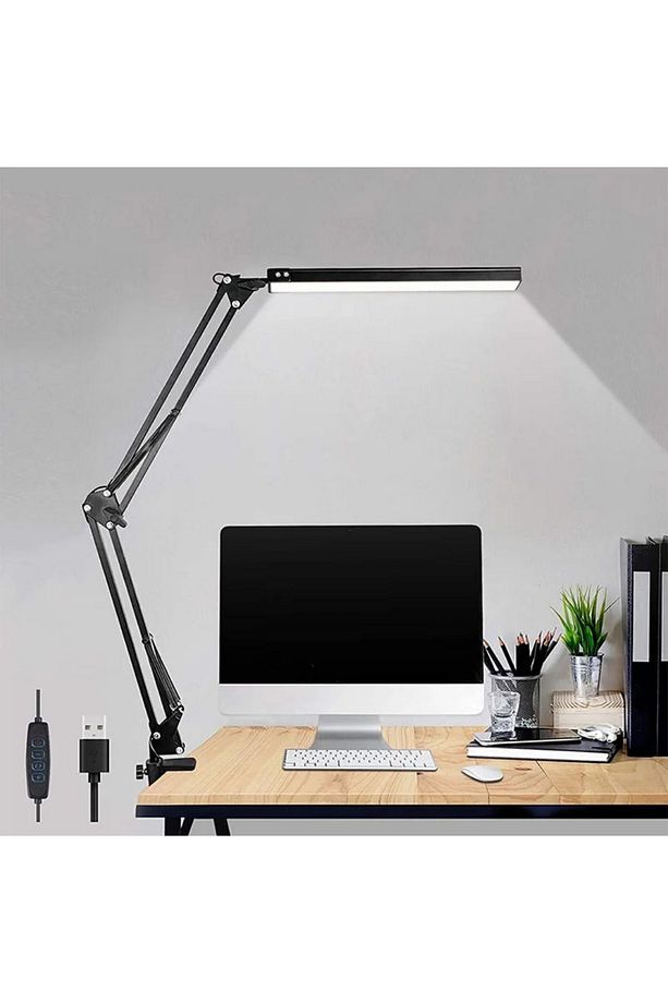 Tolos Katlanabilir Çalışma Okuma Masa Lambası Ayarlanabilir Led Akrobatik - 1
