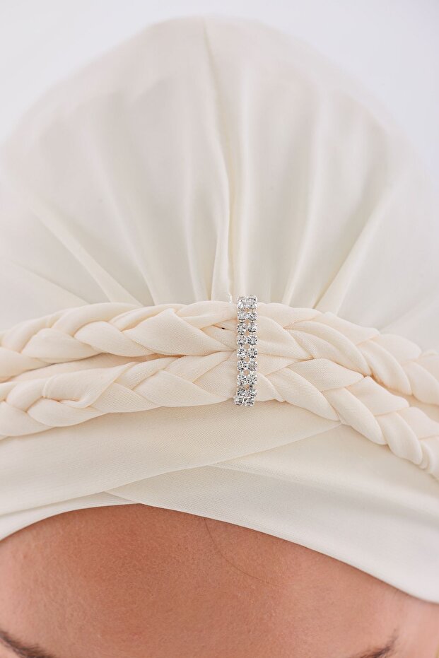 Çift Örgülü Bone - 5