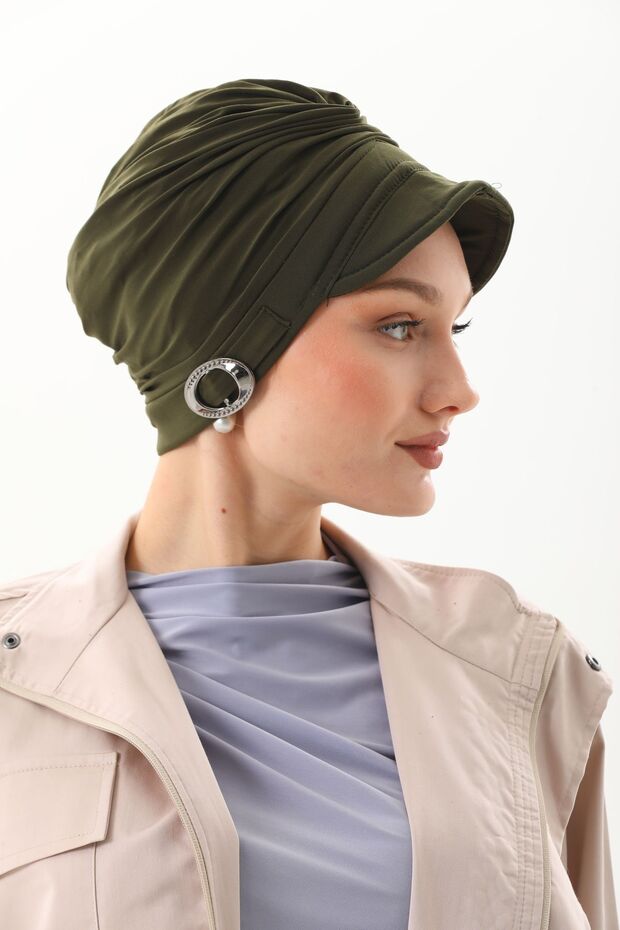 Tokalı Şapka Bone - 5