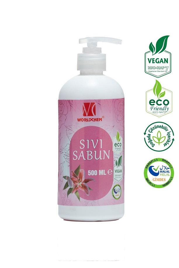 Bitkisel Sıvı Sabun Vegan Çevre Dostu Helal Sertifikalı 500 ml - 1