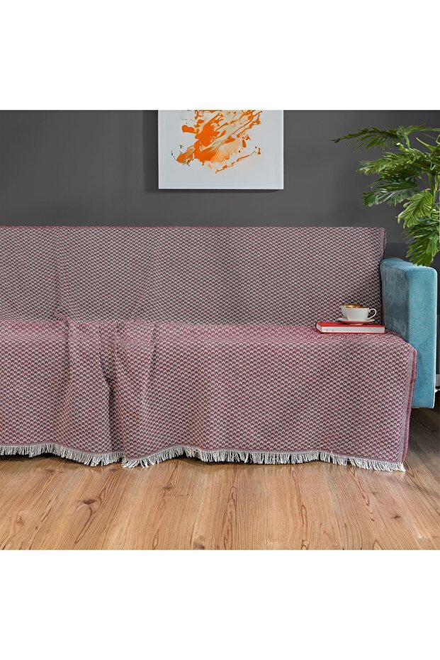 غطاء أريكة منسوج طبيعي مقاس 170×210 سم