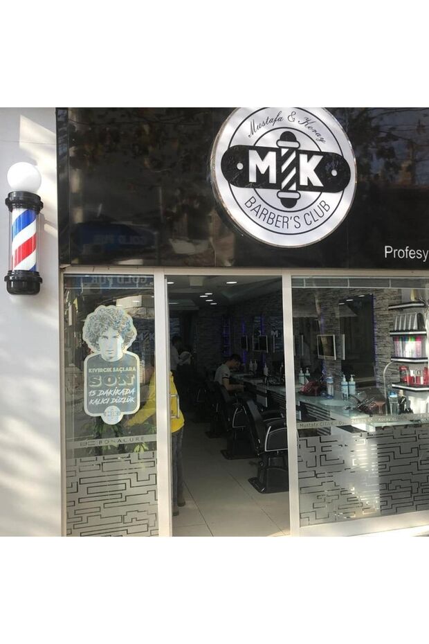 LED IŞIKLI BERBER VE KUAFÖR SEMBOL DİREĞİ - 2