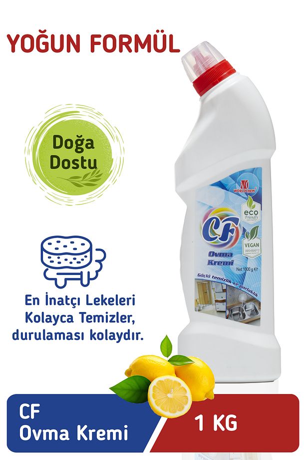 Bitkisel Ovma ve Parlatma Kremi Yoğun Formüllü CF 1 kg - 4