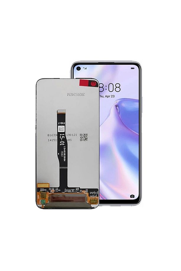 P40 Lite Uyumlu Lcd Ekran Dokunmatik Siyah Çıtasız Servis - 1