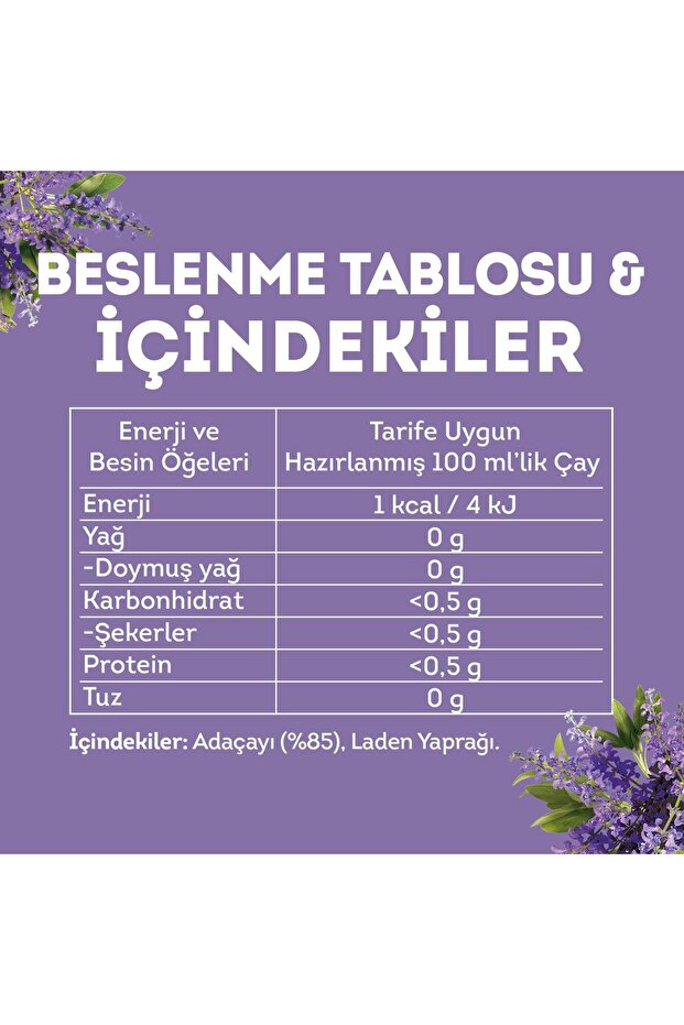 Adaçayı 20 X 3 - 3