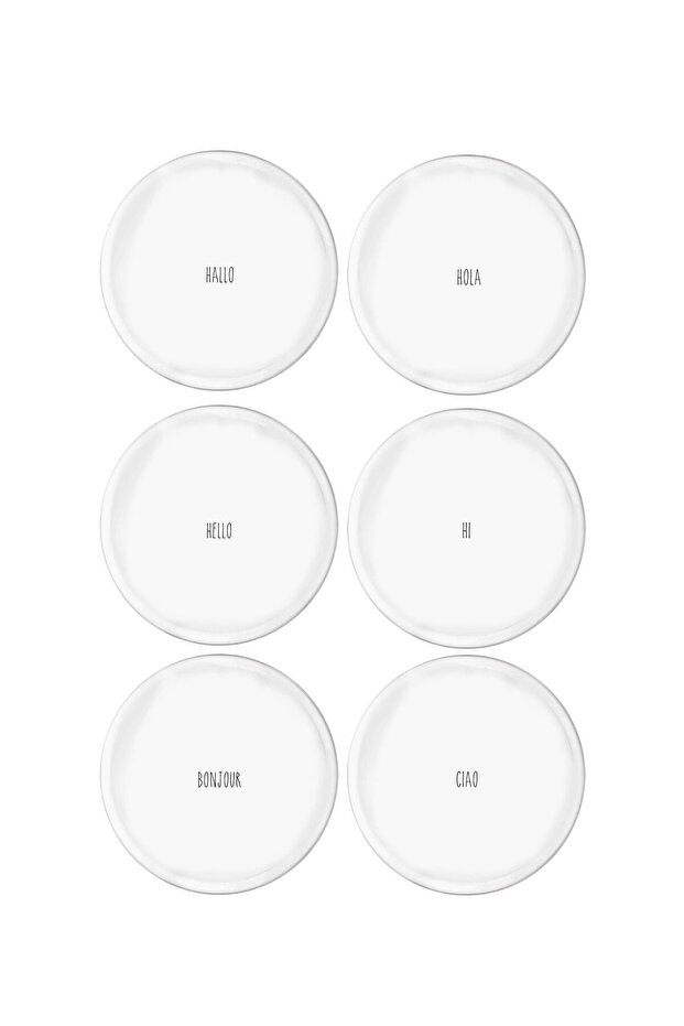 Summertime 26cm 6-Piece Serving Plate Set Smr0001