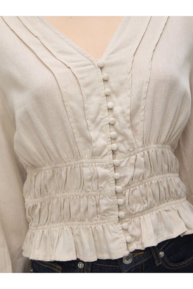 Bluse VMTHEODORA Üst - 6