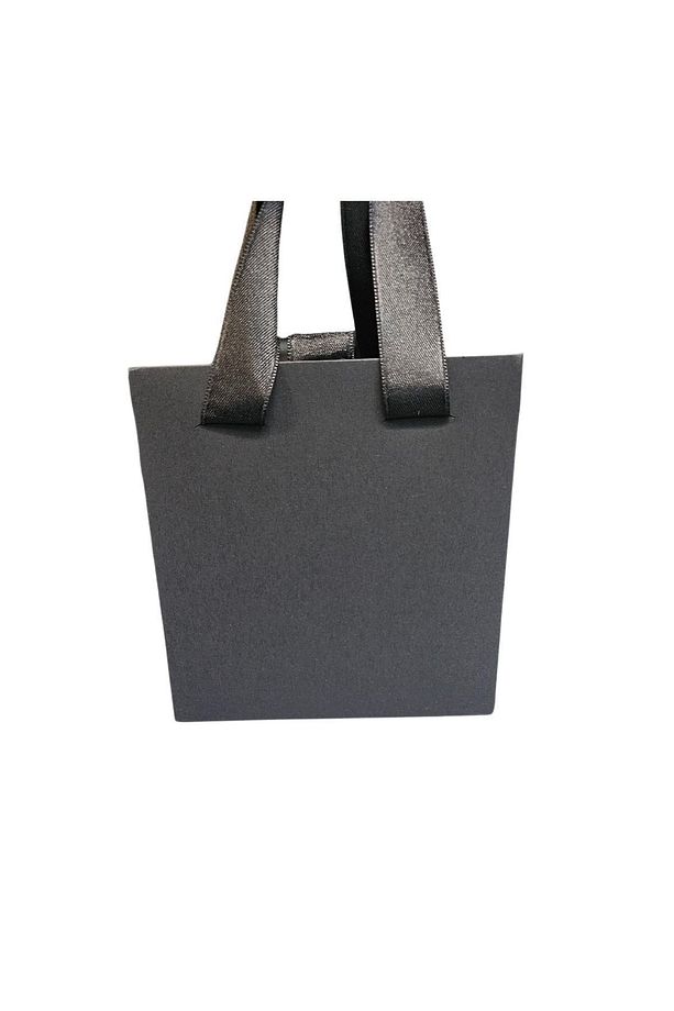 Siyah 6 Adet Çekmeceli ve Çantalı Karton Kolye&Mini set Kutusu (12x12 cm ) - 5