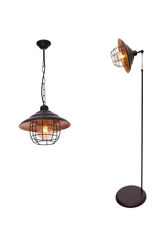 Dayton Telli Siyah Lambader Sarkıt Ikili Oda Seti - 1