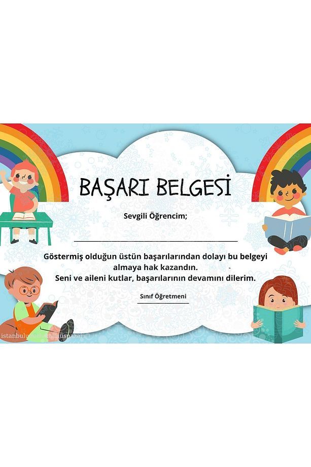 Başarı Belgesi 40 Adet - 1
