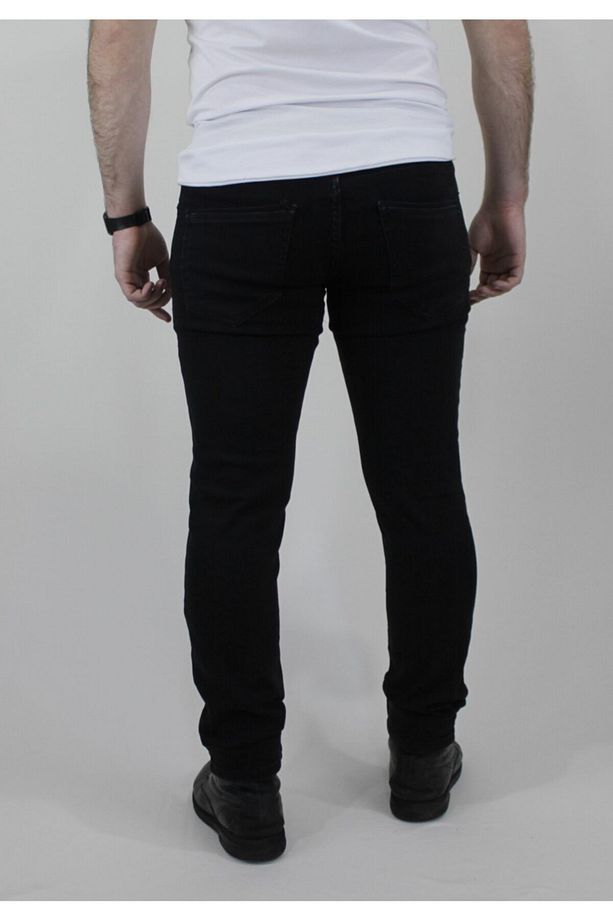 Erkek Siyah Kot Pantolon 312-08 - 3