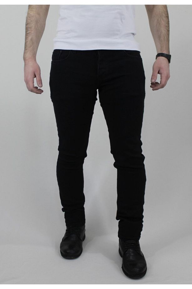 Erkek Siyah Kot Pantolon 312-08 - 1