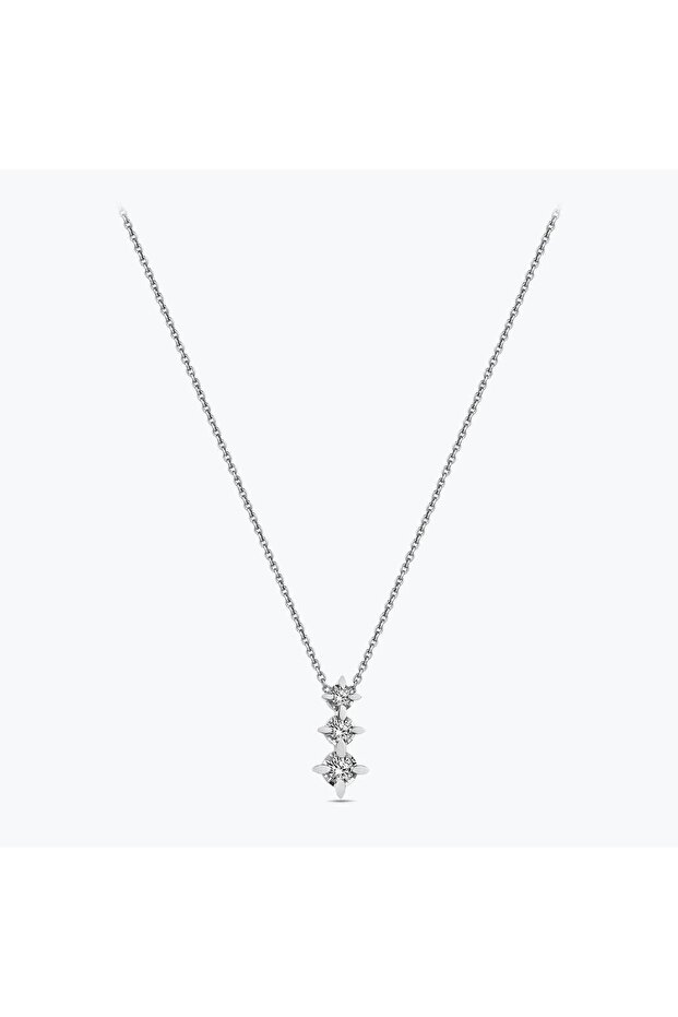 Pırlanta Tria Kolye - 1