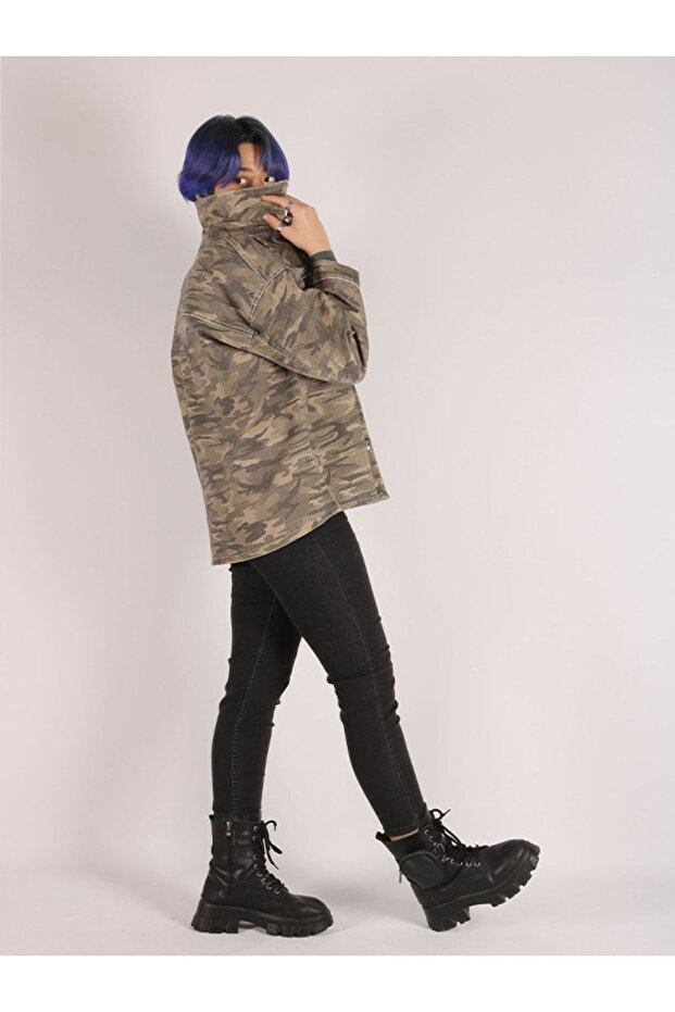 Kadın Oversize Ceket - 3