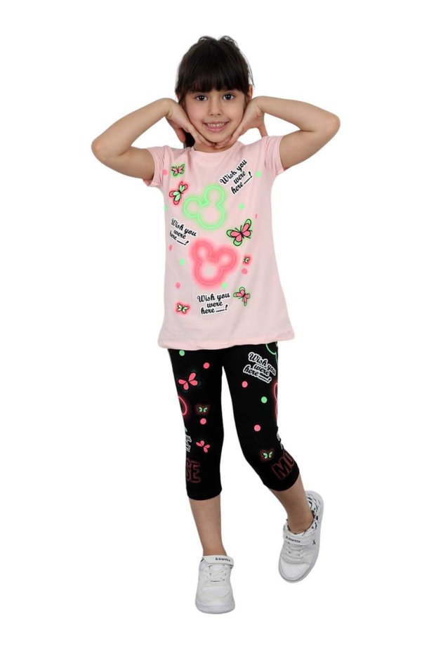 Girl's Suit with Capri Leggings Cute Taylar