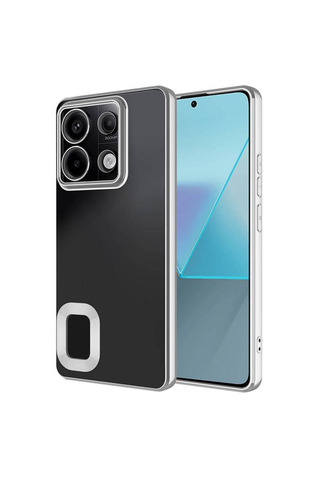 حافظة هاتف Xiaomi Redmi Note 13 Pro 5G مع شعار حماية الكاميرا يظهر غطاء أوميغا