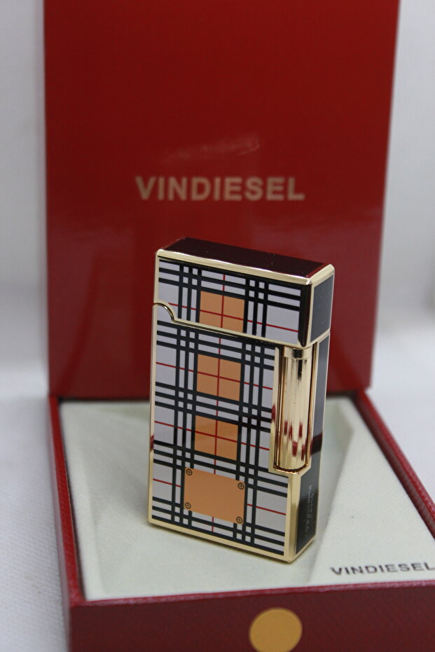 Kutulu Yandan Çarklı Dupont Tarzı Gazlı Çakmak - 1