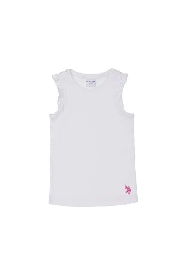 US POLO ASSN White Sleeveless Girl's T-shirt