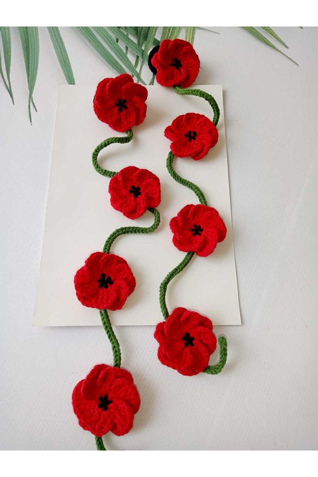 Poppy Model 35 Cm - 2-Piece Cluster Rubber Buckle Accessory