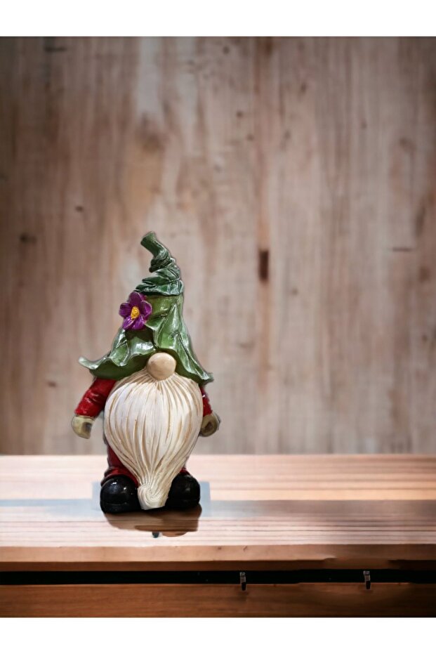 Sakallı Gnome Cüce Biblo Kırmızı & Sarı - 2