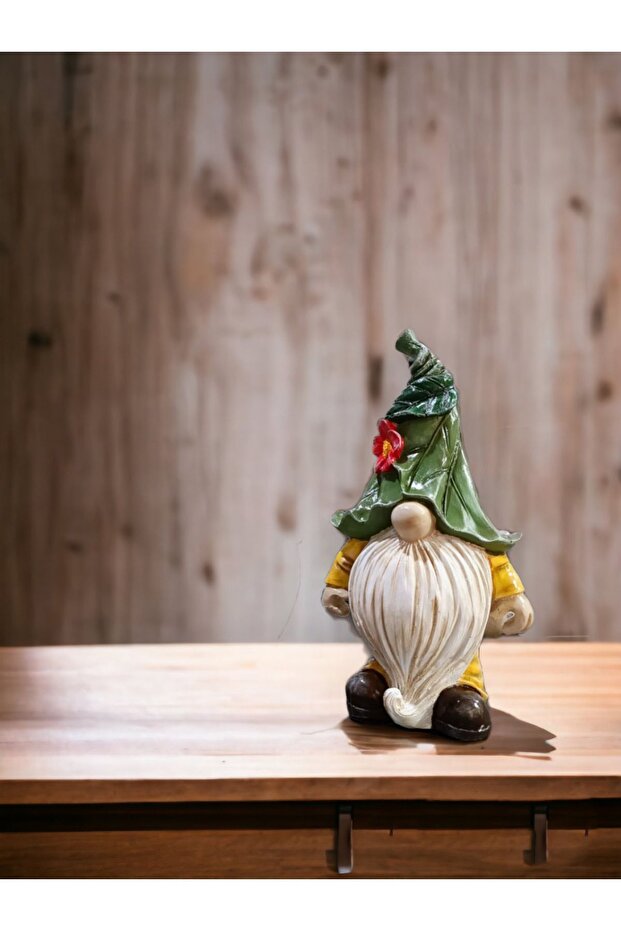 Sakallı Gnome Cüce Biblo Kırmızı & Sarı - 3