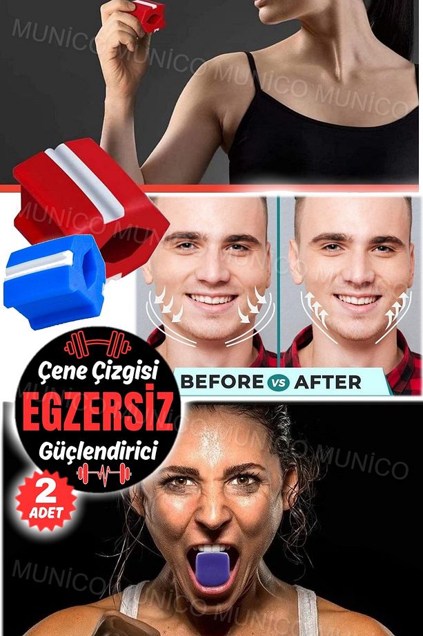 2 Adet Jawline Eğitmen Elmacık Kemiği Soğuk Çene Redüktör Boyun Çene Egzersiz Gerdanlık Eğitim Top - 5