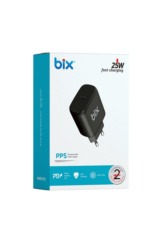 Bx-pd25ta 25w Hızlı Şarj / Pd Port Iphone / Samsung / Android Uyumlu Seyahat Şarjı Adaptörü - 6