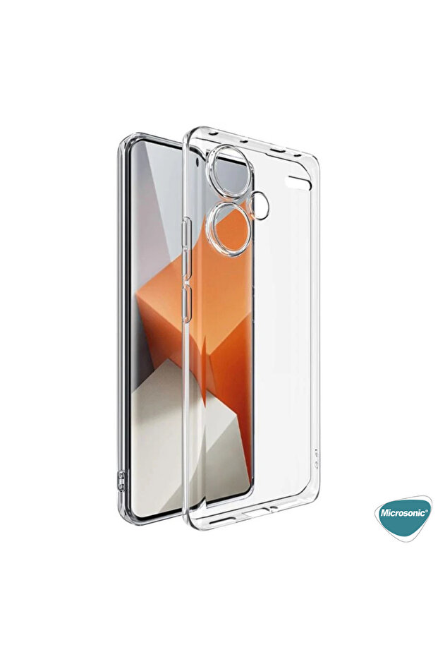 Xiaomi Redmi Note 13 Pro Plus 5G Kılıf Transparent Soft Şeffaf - 3