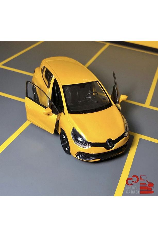 Renault Clio Rs 1/36 Ölçek *c&c Model Garage* Çek Bırak Diecast Metal Model Araba Oyuncak - 6