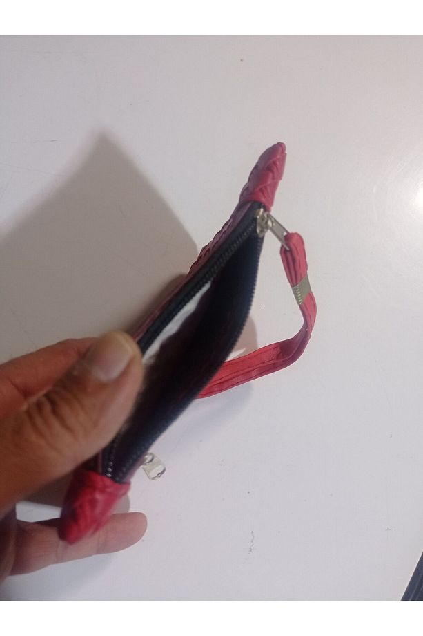 Hasır model tek gözlü  para cüzdanı - 2
