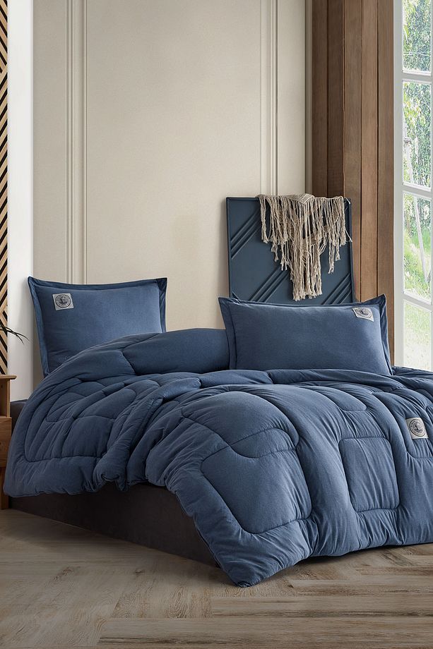 Kapsül Comfort Set Modern Uyku Seti Tek Kişilik Mavi - 1