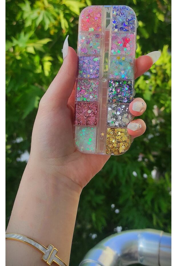 Glitter jel far glitter simli far - 1