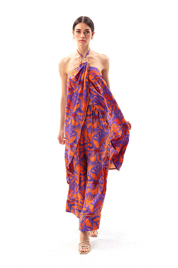 MAUVE BLUZ ELBİSE - 3