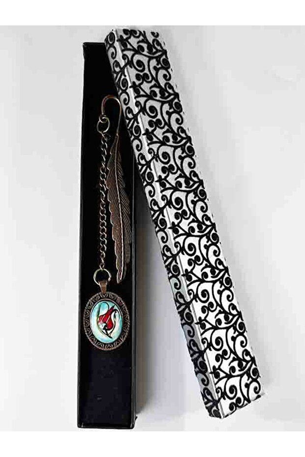 Vip توليب منقوشة باللون الفيروزي - إشارة مرجعية - 2