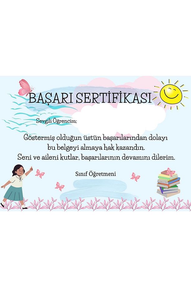 Başarı Belgesi 40 Adet - 1