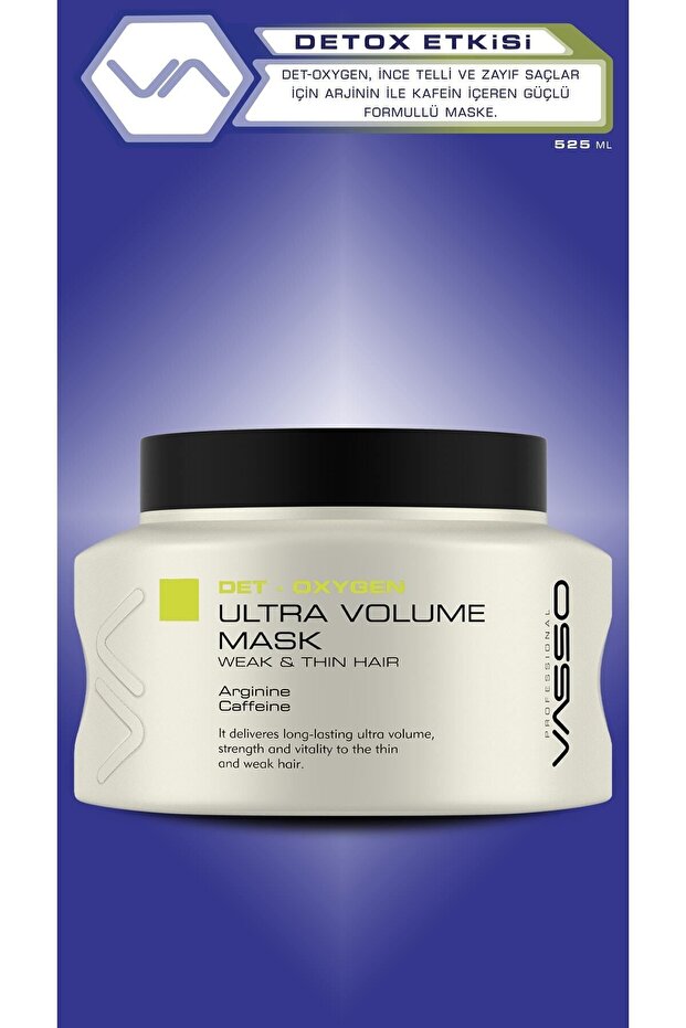 Ince Telli Ve Zayıf Saçlar Için Tuzsuz Sülfatsız Hacimlendirici Ve Güçlendirici Saç Maskesi 525 ml - 3