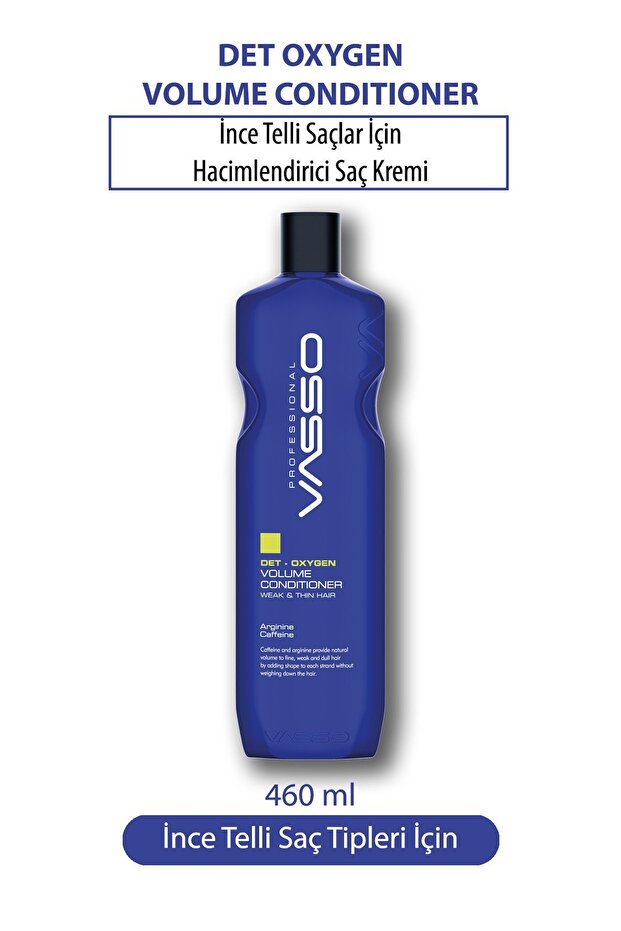 Ince Telli Saçlar Için Hacimlendirici Saç Kremi - Vasso Det Oxygen Volume Conditioner 460 Ml - 1